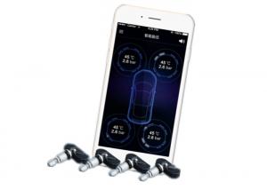 Wholesale 350mAh Wireless Bluetooth Tire Pressure Monitoring System With 4 Internal Sensor from china suppliers