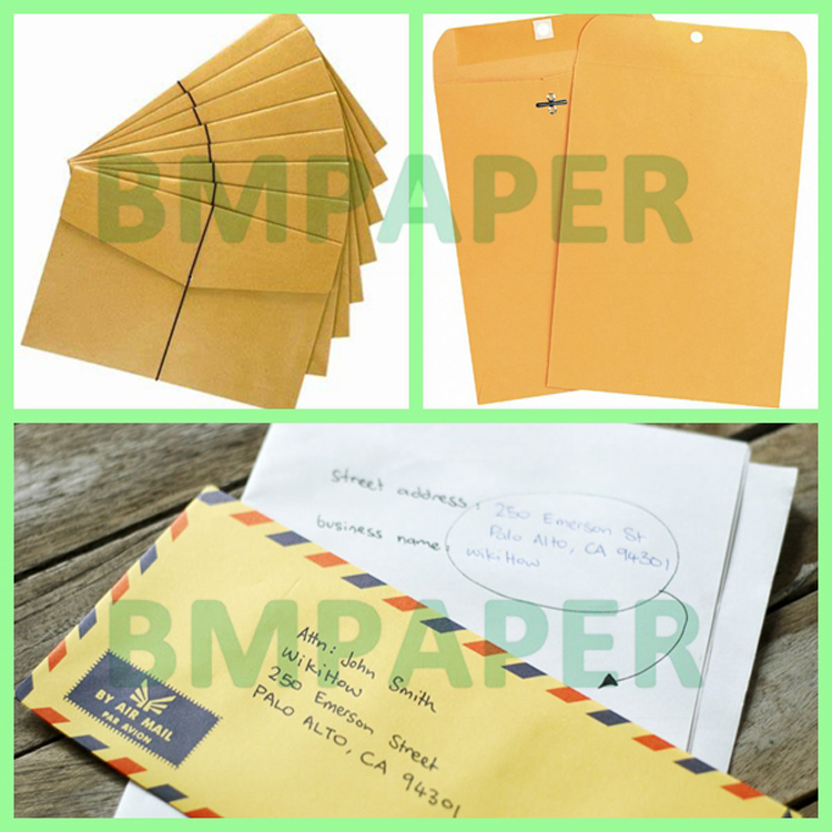 70gsm 80gsm Unbleached Kraft Paper For Envelope High Break Resistant 70 x 100cm