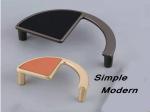 2pcs free shipping Sweden Style Furniture Handle Kitchen CLeather Pulls cupboard