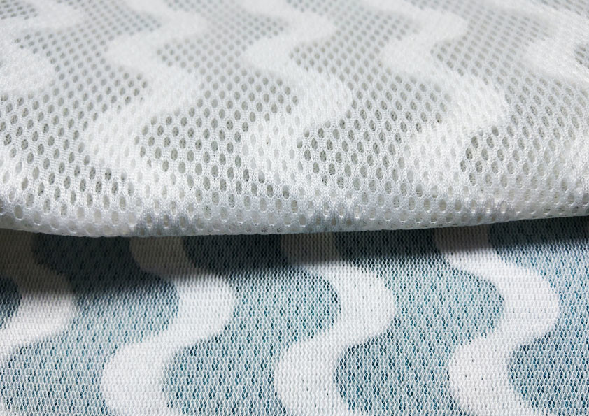 Jacquard Tearproof 3D Mesh Material Recycled Polyester Mesh 3mm