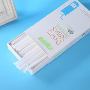 Wholesale BPA Free Individually Wrapped Paper Straws Colorful Customized Outer Layer from china suppliers