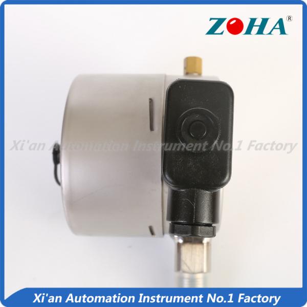 Stainless Steel Photo Electric Contact Pressure Gauge With Aluminum Black