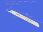 Reciprocating,Recip Saw Blade M2 Bimetal 6" 150mm 24TPI for Cutting Steel Tube,