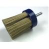 Buy cheap Floor Grinding Machine 70mm Diameter Knotted Brass Wire Disc Brush from wholesalers