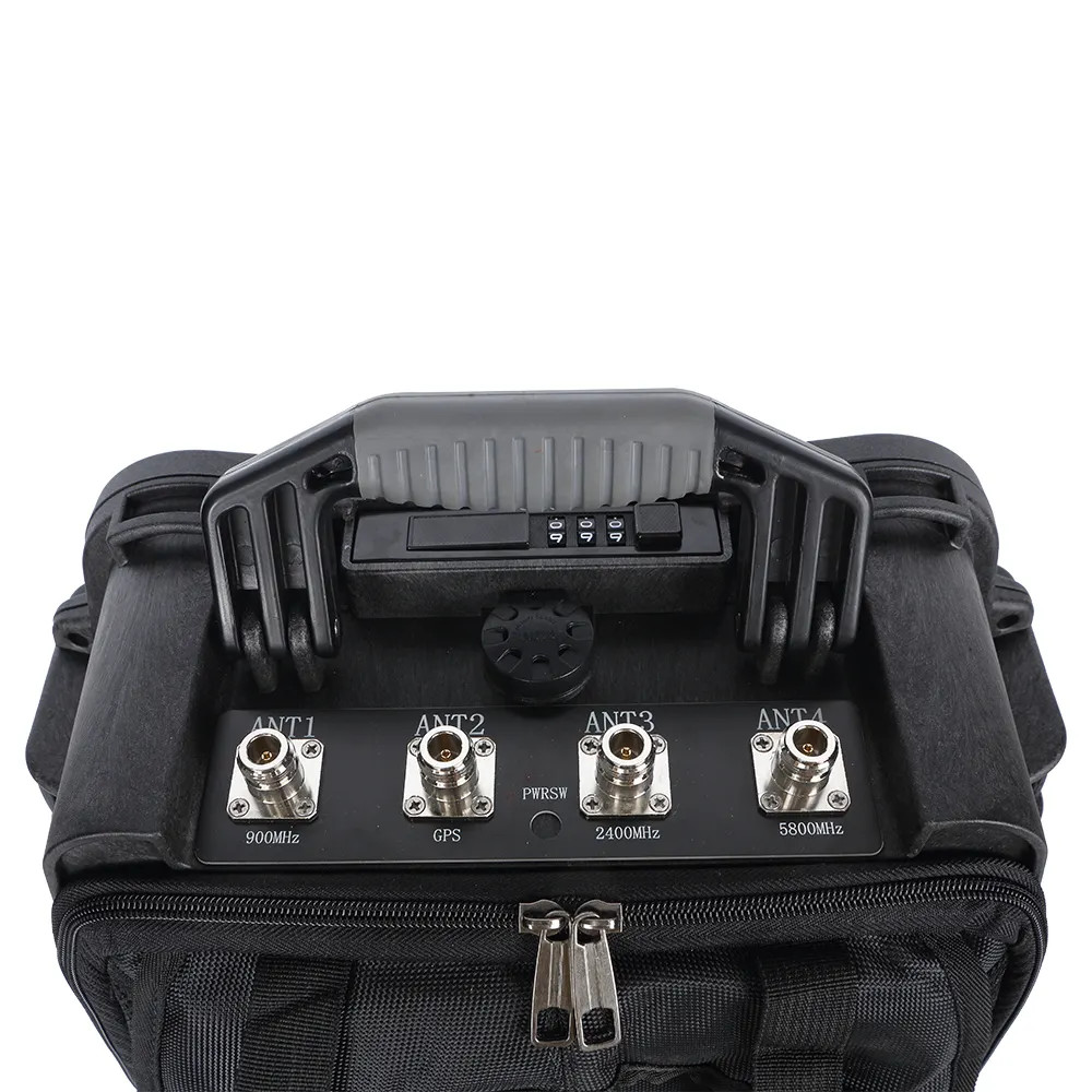 900M 2.4G 5.8G Drone Jammer Backpack Anti UAV FPV Manpack Jammer
