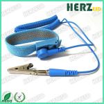 Economical Type Anti Static Wristband , ESD Wrist Strap 1.8M PU Cord Material