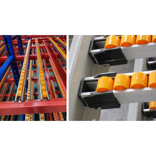 B47: Warehouse Flow Rack for Carton Storage Box Flow Gravity Storage Roller Racking Carton Flow Racking