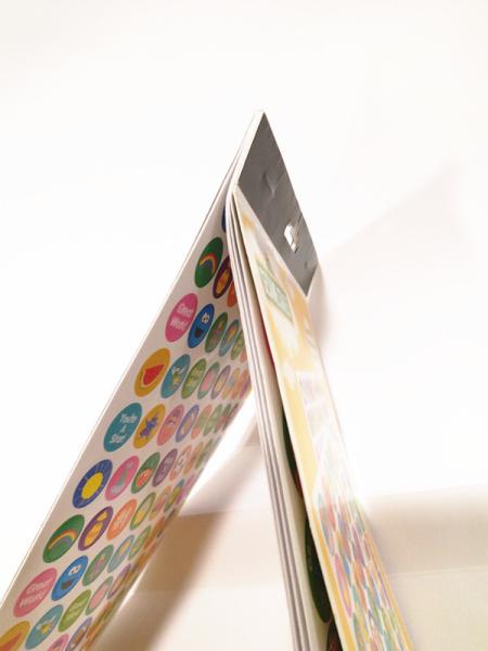 Small Kids Well Kiss Cut Sticker Printing Gluing Binding Rectangle Circular