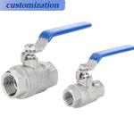 Stainless Steel 2PC Ball Valve for Normal Temperature Media in Industrial