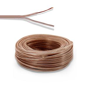 Wholesale 100M 16 AWG Shielded Speaker Cable 2 Conductor Flexible Pure Copper Polarized Wire Stranded from china suppliers