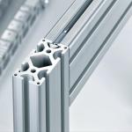 2560mm 3405mm 4200mm Anodized Aluminum Slotted Rail
