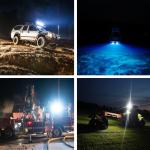 R10 DC 80V Cree Spot Beam LED Lights IP69K Blue Off Road Lights