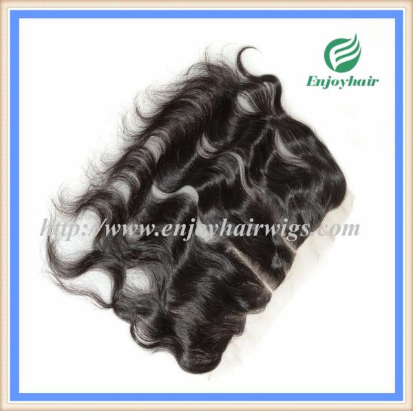 Brazilian virgin hair lace frontal 13''x4'' ,natural color body wave 10''-24''L