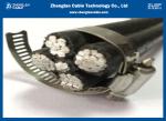 NFC 33-209 3*70+54.6+25 Aerial Bundled Cable XLPE/PV C/PE Insulated