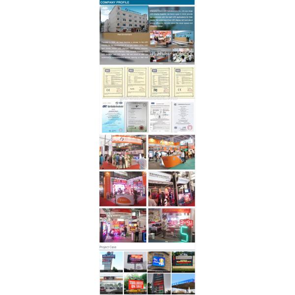 P10 Outdoor LED Display Module for Digital Signage 32x32 Pixels