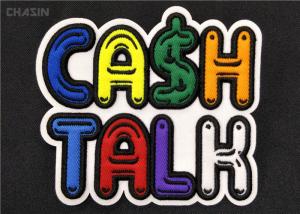 Wholesale Colorful Twill Letter 3D Embroidery Patches Eco Friendly Material from china suppliers