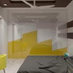 5mm Qualified White Lacquered Back Painted Glass for Decoration in Contemporary
