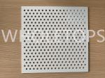 Regualr Stagger Punching Holes Decorative Aluminum Sheet Fire Resistance