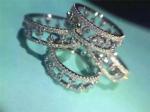 China Jewelry Factory VVS Diamond Ring 18K White Gold Engagement Ring