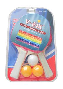 Wholesale Blister Packing Portable Table Tennis Set With 2 Bats / 3 Balls Poplar Plywood from china suppliers
