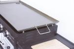 Enamelled Cast Steel Cooking Pan Gas Griddle for Restaurant Grade 4 Burner Flat