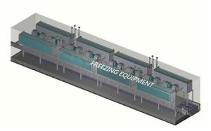 Wholesale Aluminum Alloy Plate Fast Freezer Machine With R404A R507 Refrigerant from china suppliers