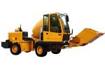 Self Loading Mobile Concrete Mixer Truck High Efficiency For Urban Construction