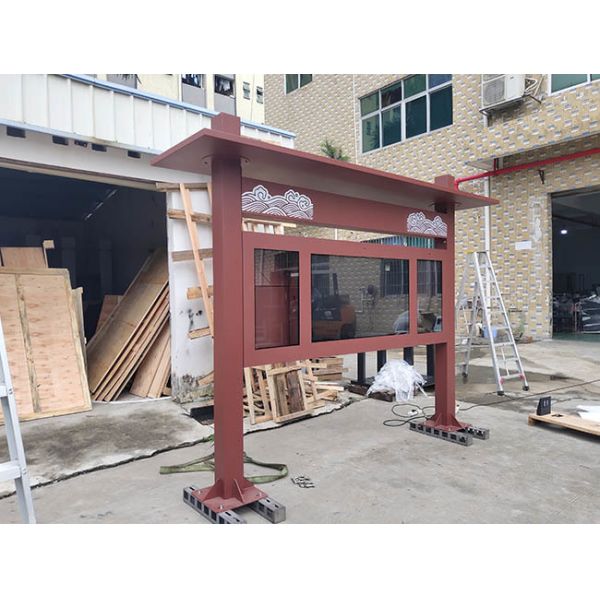 Commercial 65Inch Outdoor Kiosk Lcd Display Signage With High Brightness 3000-5000Nits