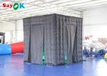 Event Booth Displays Durable Inflatable Cube Photo Booth With Air Blower Size 2