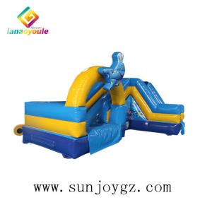 Wholesale Eco - Friendly Inflatable Water Slide On Land Amusement Park Equipment For Outdoor Event from china suppliers