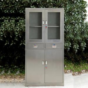 Wholesale 0.5 - 0.9mm Stainless Steel Filing Cabinet Cupboard For Tools from china suppliers