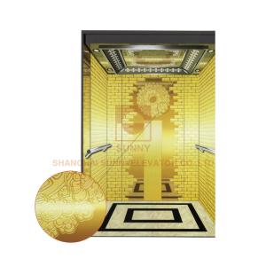 Wholesale Elevator Cabin with Mirror Stainless Steel Frame for Passenger Elevator from china suppliers