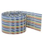 50 Pin Flat Flexible Ribbon Cable with PVC Sheath Material and Round Wire 18