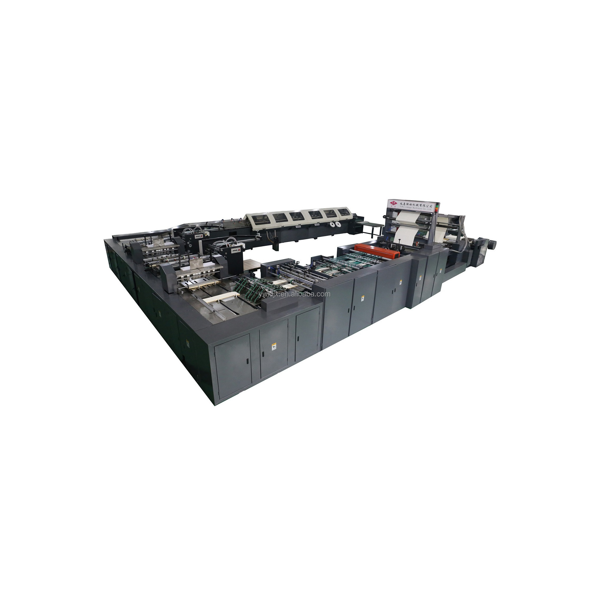 Fully Automatic Exercise Book Machine with Slitting Folding and Cutting Functions