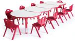 classroom furniture for kindergarten, student table and chair, nursery school
