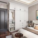 European Style Modern Design Waterproof Wooden Wall Wardrobe Cabinet with
