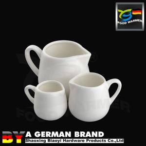 Wholesale Small Size High Temperature Fired Made Extra Harden Ceramic Creamer with Holder from china suppliers
