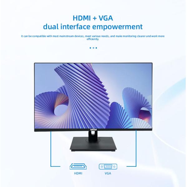 Factory 4K 75'' Big Size LCD Monitor with IPS Panel 1-Year Warranty and Text Animation Function for Surveillance Anti-explosion