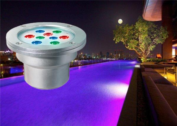 24V IP68 LED Underwater Lights With SUS 316 Stainless Steel Housing And Front