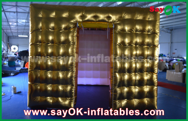 Inflatable Photo Studio Customized Shape PVC Coating Inflatable LED Photo Booth With Charming