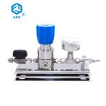 High pressure gas control panel stainless steel 316L argon gas pressure