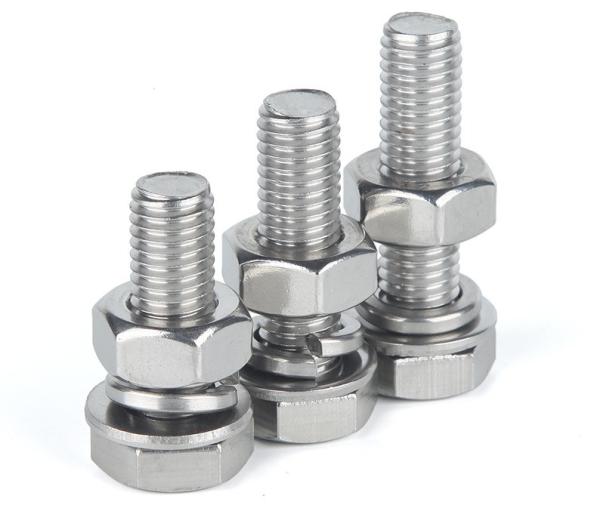 Building Grade SUS304 Stainless Steel Hex Head Bolt and Nut Din933 for