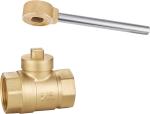 1601 Female x Female Magnetic Lockable Brass Ball Valve Sizes DN15 DN20 DN25