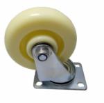 4 Inch Nylon Wheels With Bearings Swivel Caster PP Caster Wheels Zinc Coated