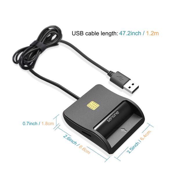 Wholesale Multifunction Usb Card Reader Support Mmc/ TF Card Contact Smart Reader Card