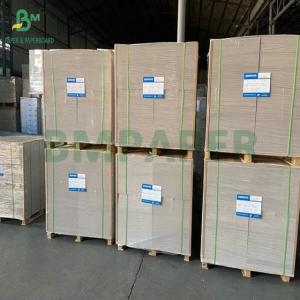 Wholesale 65 x 90cm 1.5mm 2mm Rigid Grey Paper Board For Making Carton from china suppliers