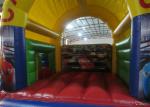 Simple cars arch roof inflatable combo & inflatable combos bouncer / 3 in 1