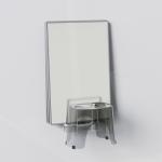 Magnetic Attraction Shower Rack With Towel Holder Wall Mounted Bathroom