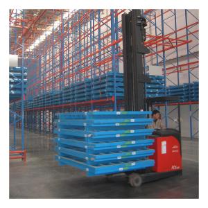 Blue Heavy Duty Pallet Shelving Racks , Industrial Selective Pallet Racking