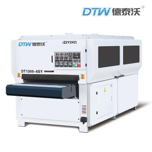 Wholesale DT1300-6SY Brush Sanding Machine Wood Brush Sander With Two Sides Sandpaper DTW Manufacturer from china suppliers